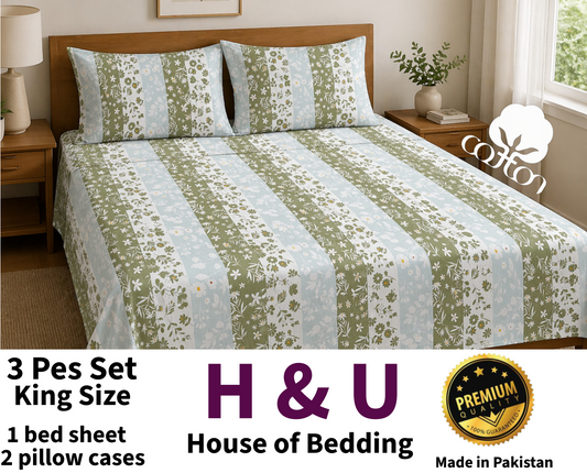 H&U Double Bed Bedsheet