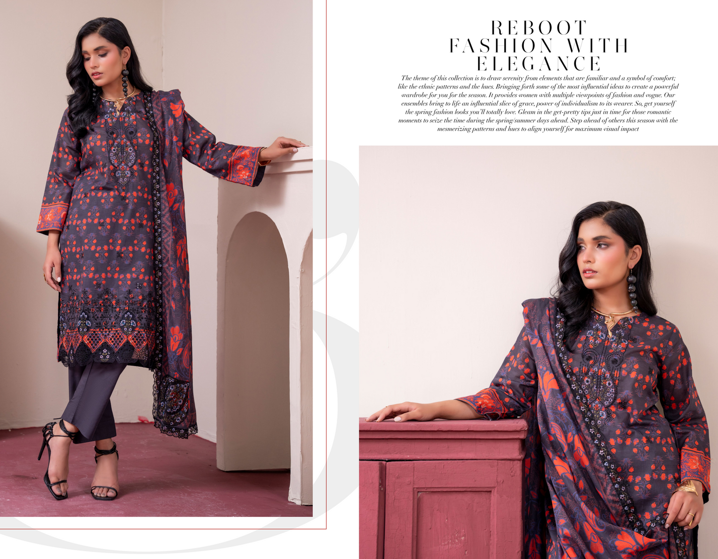 Amaira Pinky Luxury Embroidered Lawn 3 Piece Unstitched Collection