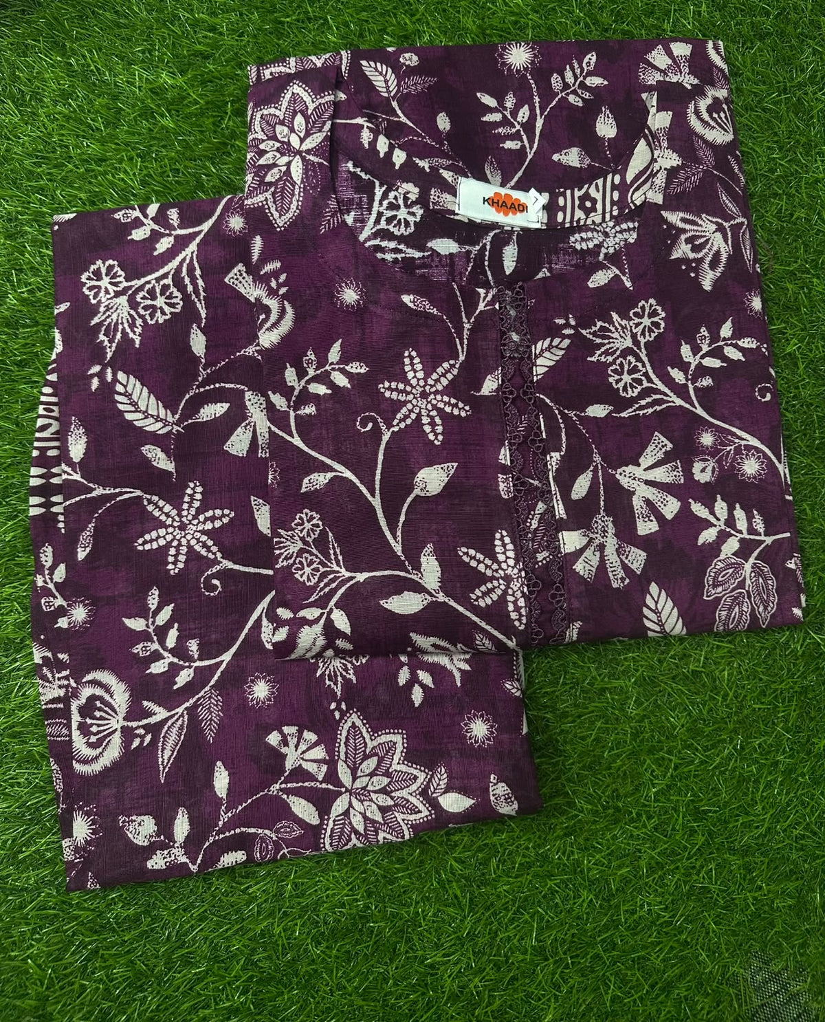 Khaadi Khaddar Purple 2Pcs