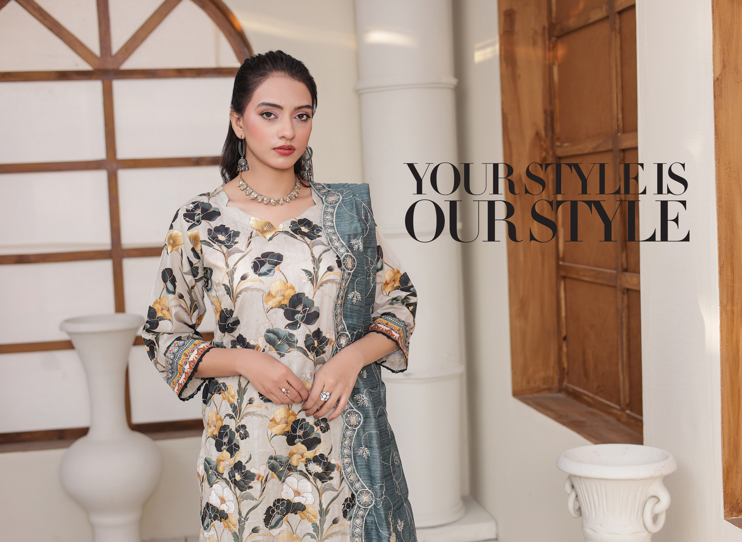 🌸 🌹 MTF – ROSE & VOGUE ✨ Digital Printed Doria Embroidered Laserkari Cotton 2025
Collection ✨