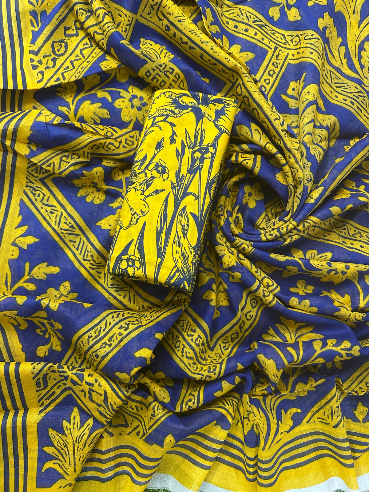 Arbish Yellow Printed 2Pcs