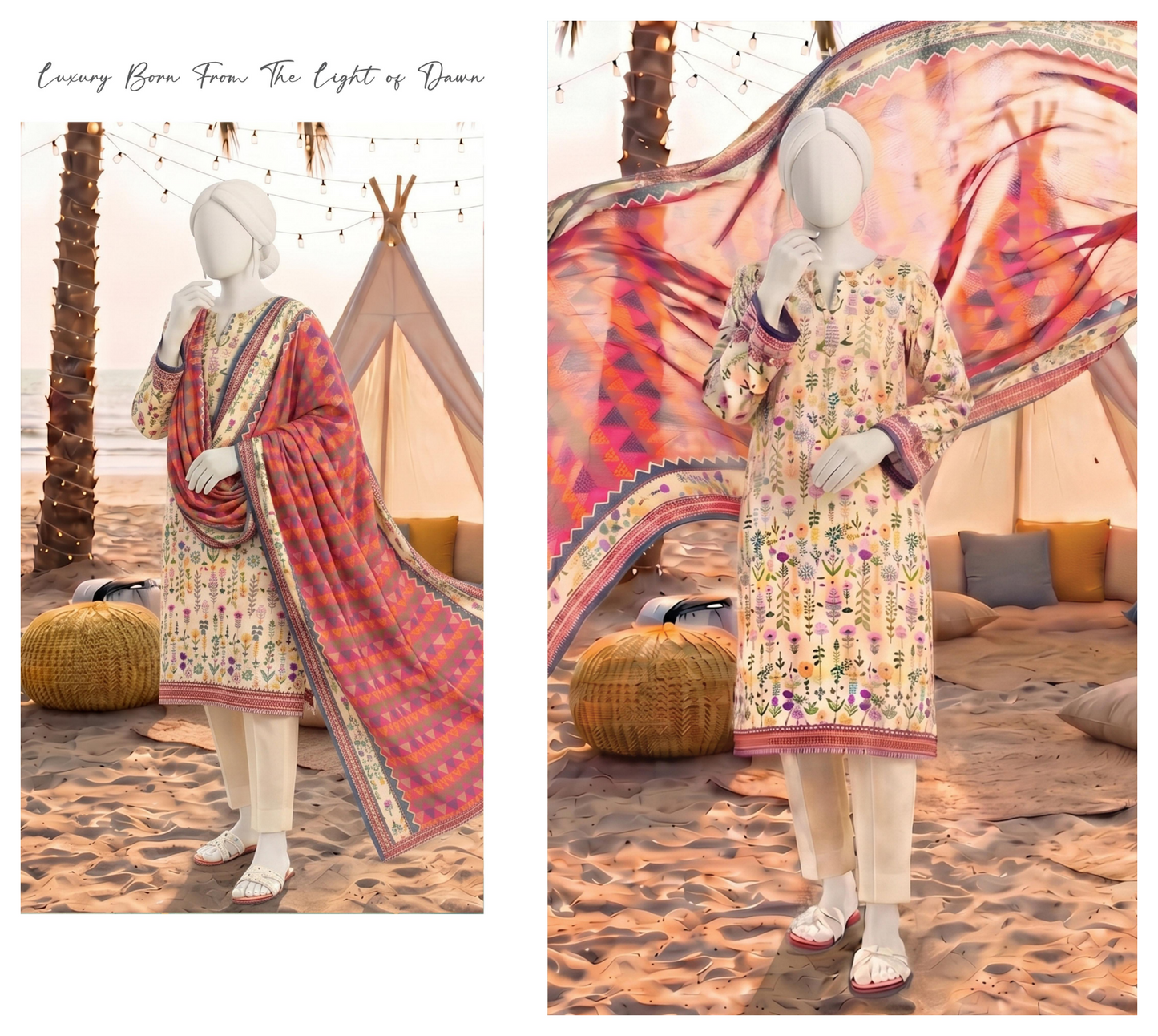 SAWERA-E-SAHIL Printed Lawn Collection D-04