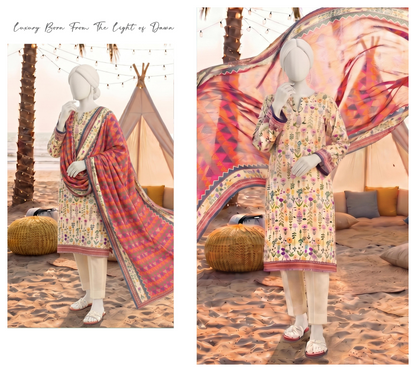 SAWERA-E-SAHIL Printed Lawn Collection D-04