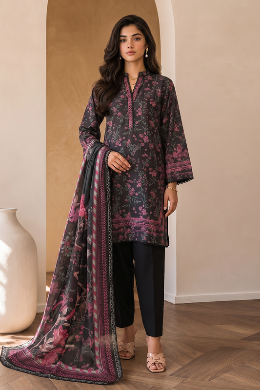 Zellbury (D.C:- WUS26X30816) Unstitched 3pcs Lawn Collection