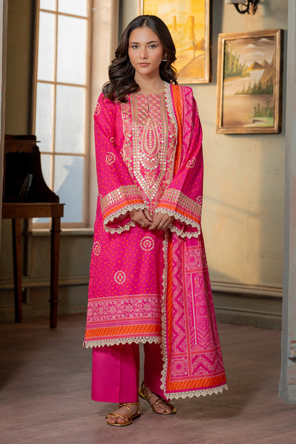 Zellbury D.C:- WUS26E30502 Embroidery Printed Lawn 3Pcs Collection