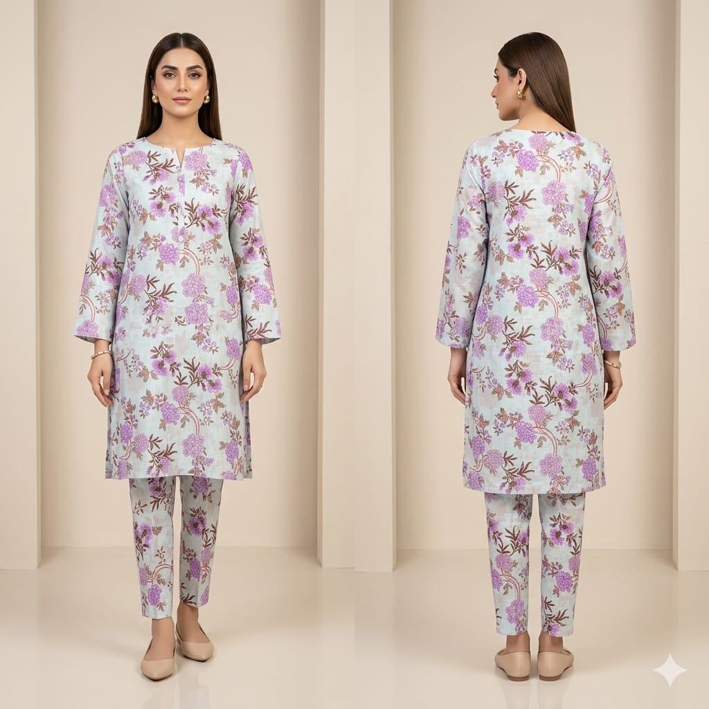 EGO 5MTR – DAABI Digital Printed All-Over 2-Piece Suit Unstitched Collection