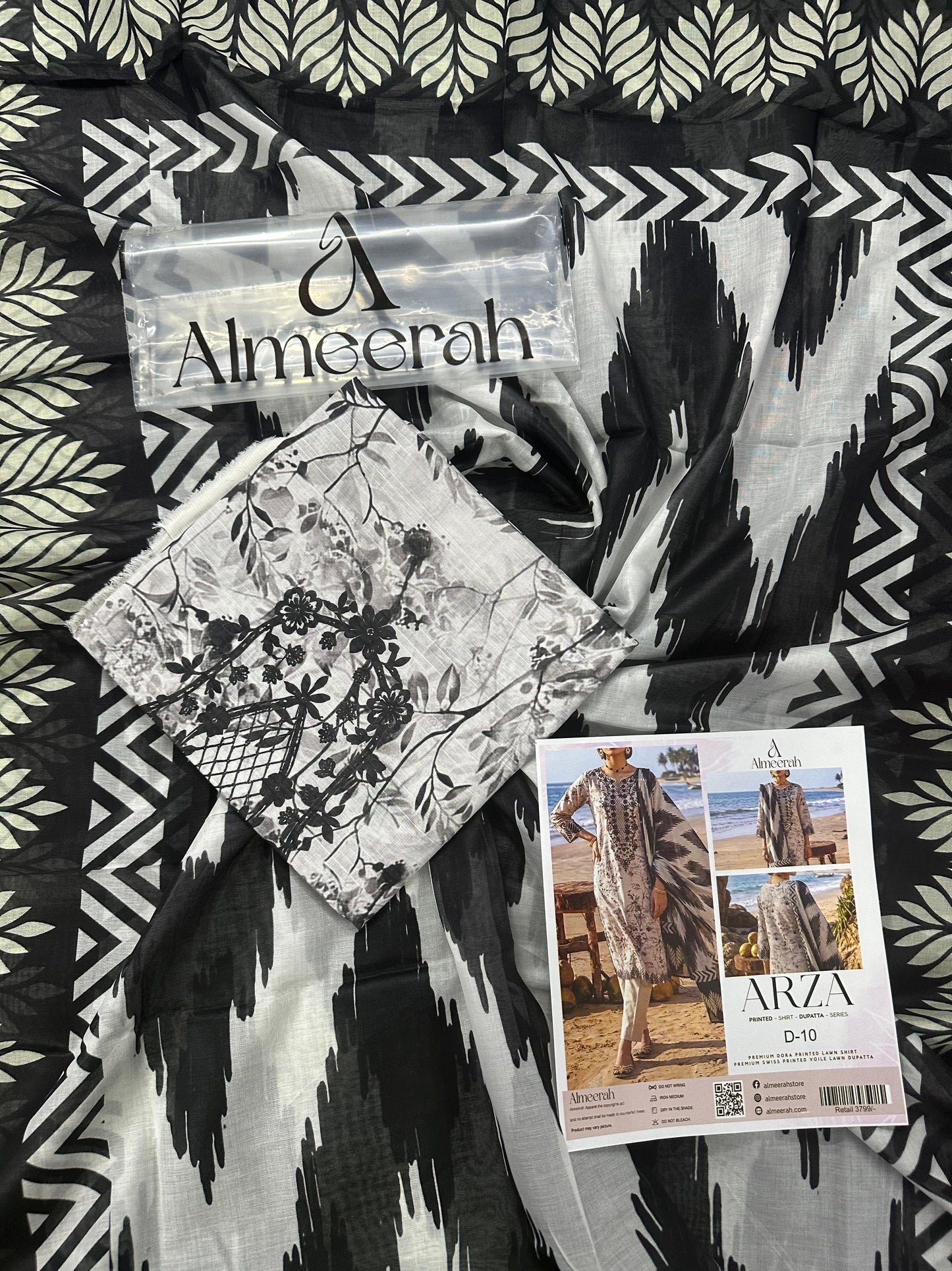 Almeerah ARZA – PRINTED D-10 2PC Premium Lawn Collection