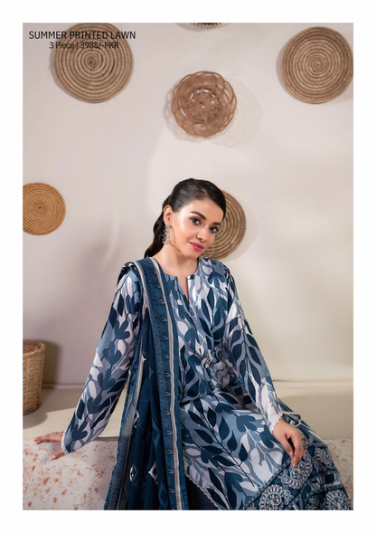 Bundle Of Zesh Unstitched Lawn 3 Piece in Wholesale Price 100% Original 🔥❤️