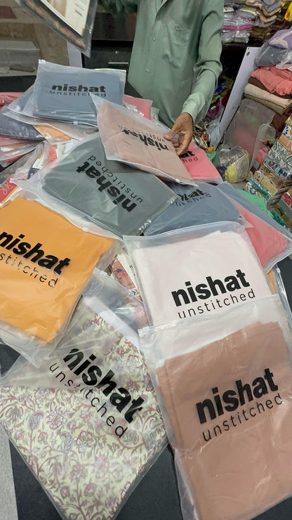 Nishat Unstitched Lawn 3 Piece ✨✅