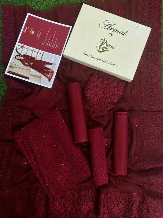 Armal By Aeen 3Pcs Embroidery - D_03