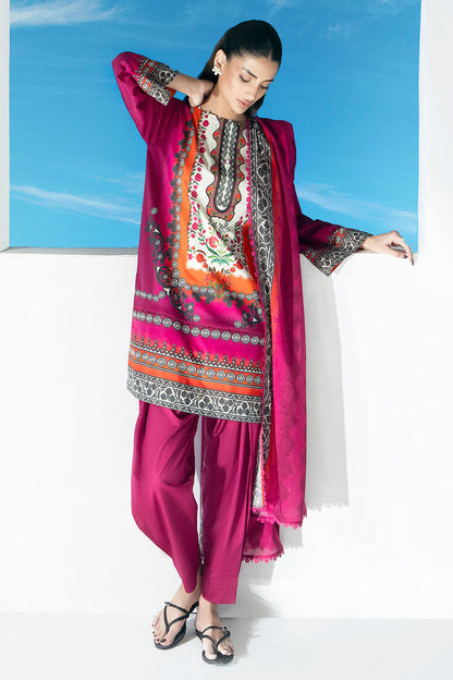 Gul Ahmed IUSTKSD-4024 Emb Lawn 3PCS