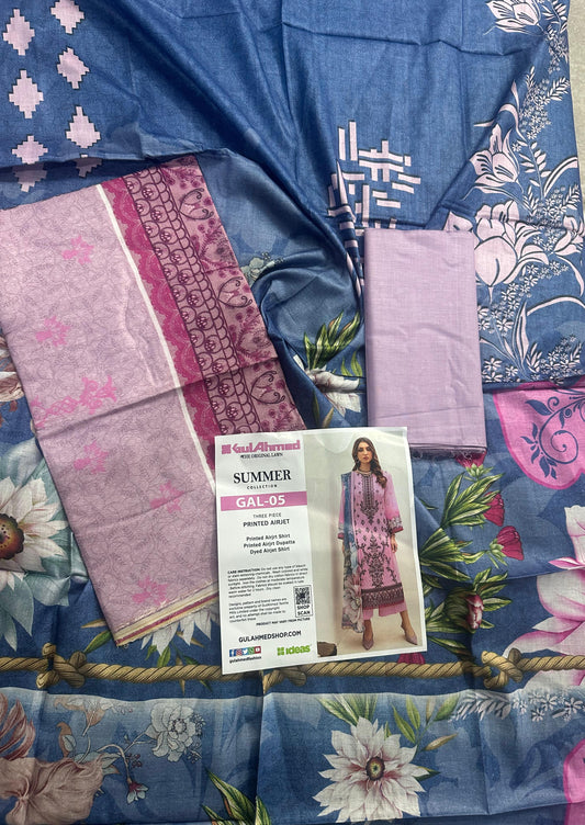 GulAhmed Unstitched LAWN  3PCS COLLECTION 2026 GAL-5