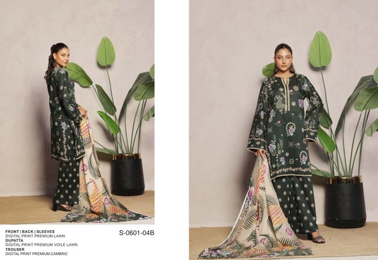 MoosaJee 100% Original Unstitched 3Pcs 🥳🔥