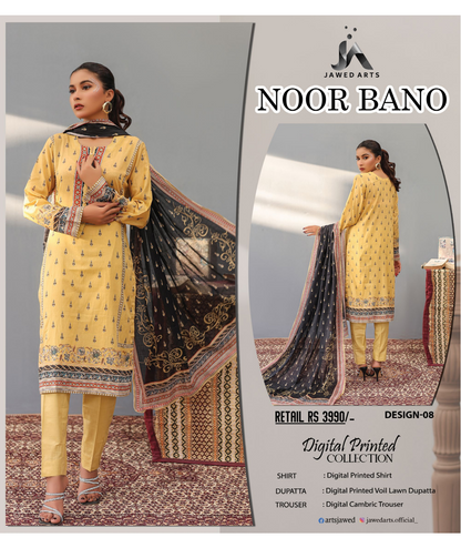 NOOR BANO ORIGINAL LAWN 3P