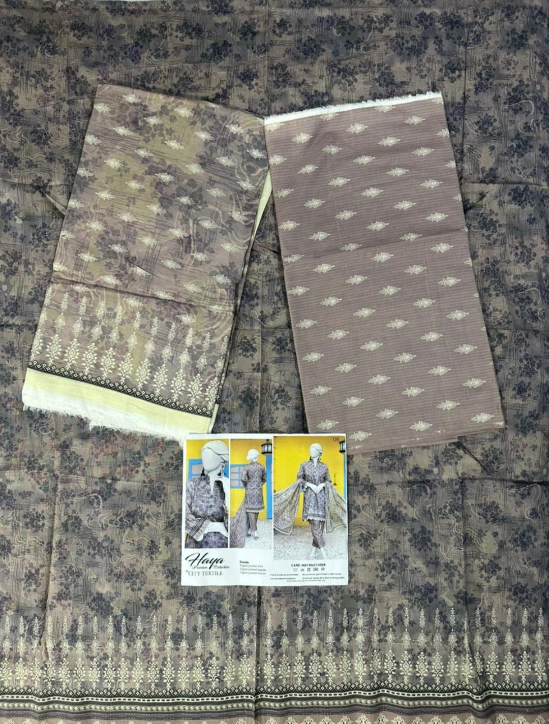 HAYA Fresh Arrival – Digital Printed MEKO Lawn 3PC Collection Design# 6