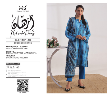 MOOSAJEE ORIGINAL LAWN 3 PIECE 👌🔥