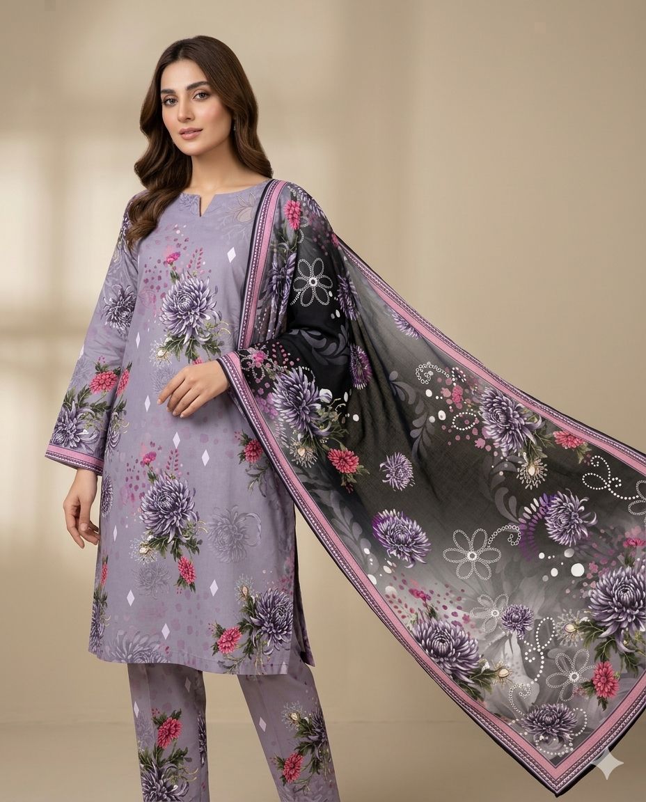 ZAMAN NINOKARA UNSTITCHED COLLECTION D#18