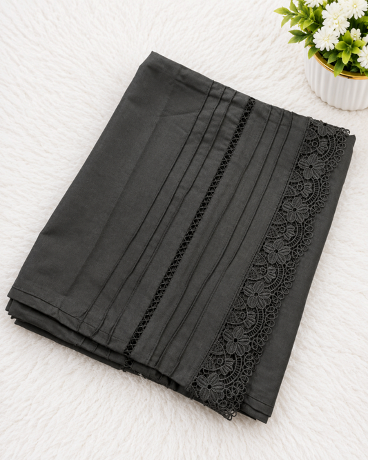 Stitched Black Plazo Medium Randomly
