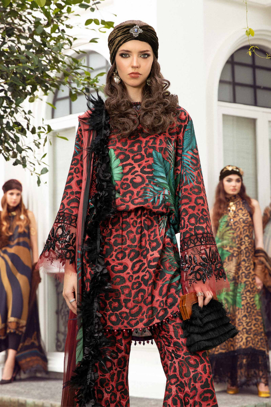 MARIA.B Premium Unstitched Collection Printed 3-Piece Suit
