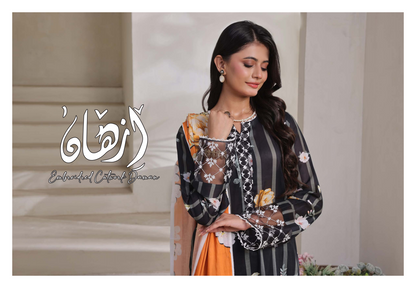 MOOSAJEE EMBROIDERY PATCH ORIGINAL CUTWORK LAWN 3PIECE 👌🔥