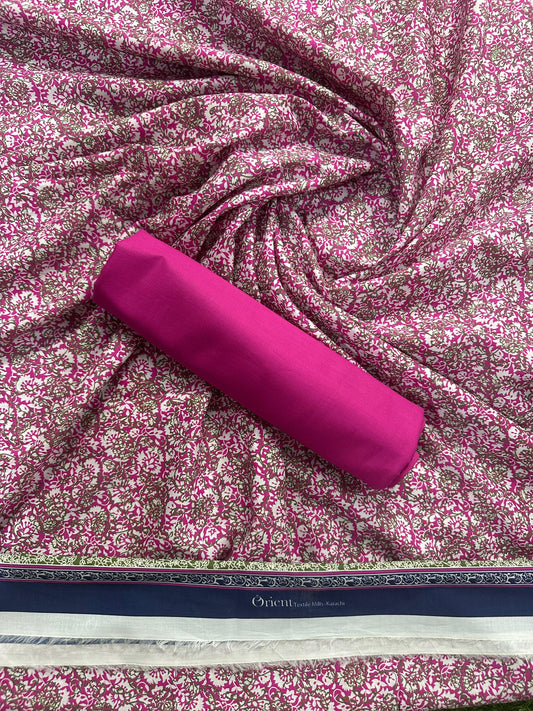 ✨ORIENT 100% ORIGINAL Unstitched Lawn 2 Piece ✨ Design: OTL-25-492