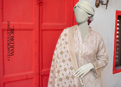 HAYA Fresh Arrival – Digital Printed MEKO Lawn 3PC Collection Design# 7