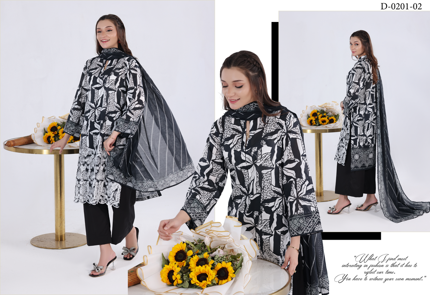 Luxury Summer Collection 
NAKSH KARI BY MOOSAJEE Design# D-0201-02