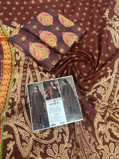 Asim Jofa (AJUBJ-23) 3Pcs Lawn Collection