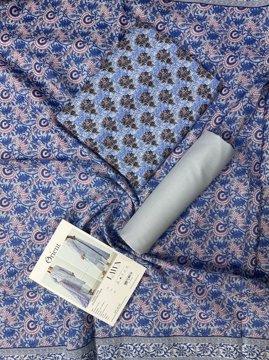 ✨ORIENT 100% ORIGINAL Unstitched Lawn 3 Piece✨