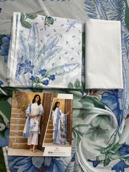 🌿✨ REGALIA TEXTILE – LAWN KARANDI DIGITAL PRINTED COLLECTION 2026 ✨🌿 Design #2