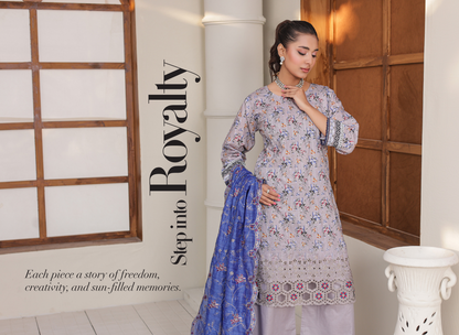 🌸 🌹 MTF – ROSE & VOGUE ✨ Digital Printed Doria Embroidered Laserkari Cotton 2025
Collection ✨