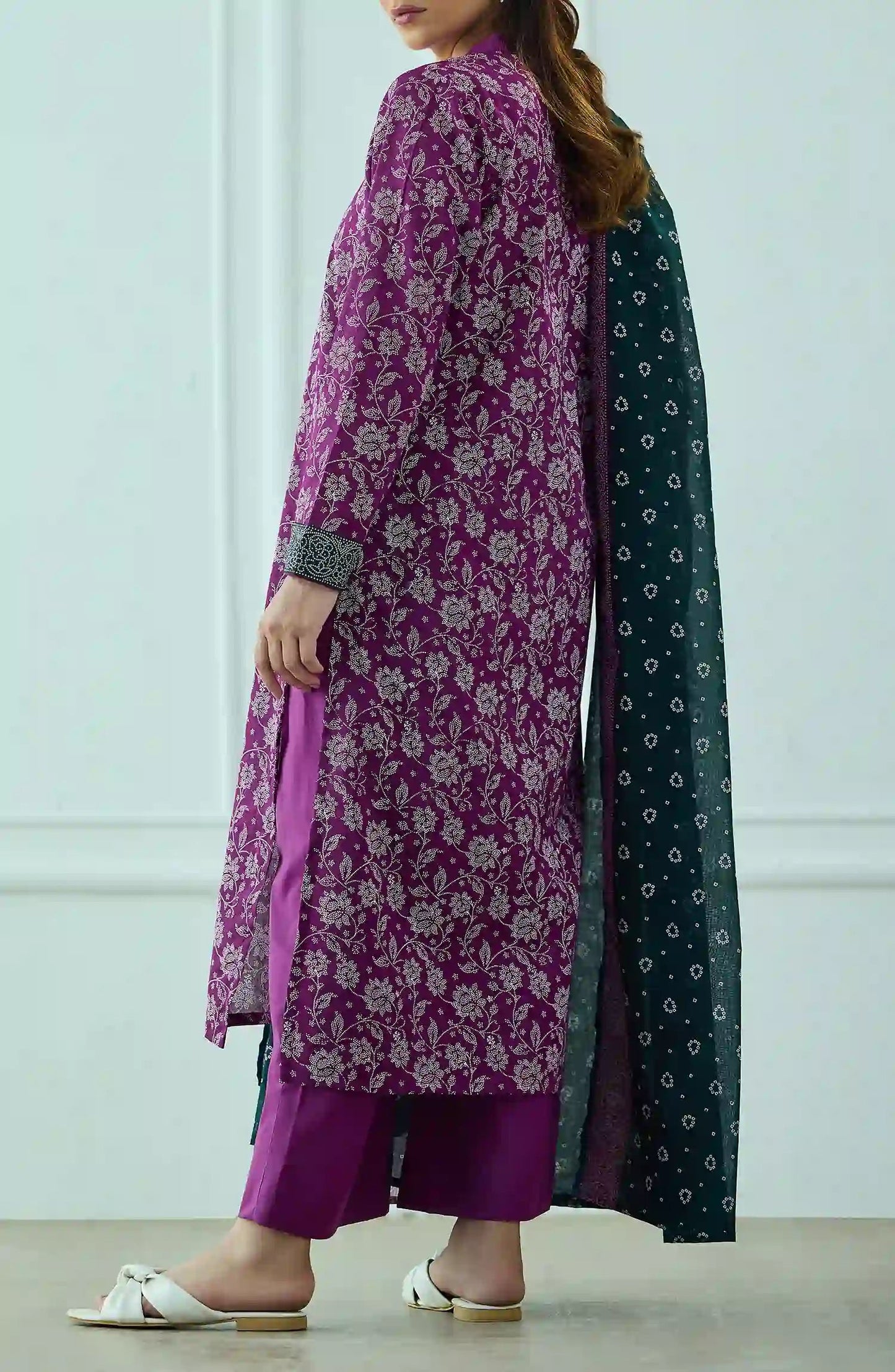 ✨ORIENT 100% ORIGINAL Unstitched Lawn 3 Piece✨ Design # OTL-20375