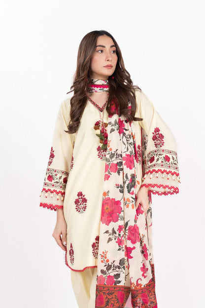 Alkaram Digital Printed Lawn 3 Piece 😉🧡