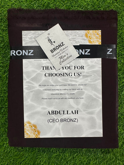 BRONZ MAROON MEN'S WASH & WEAR COLLECTION