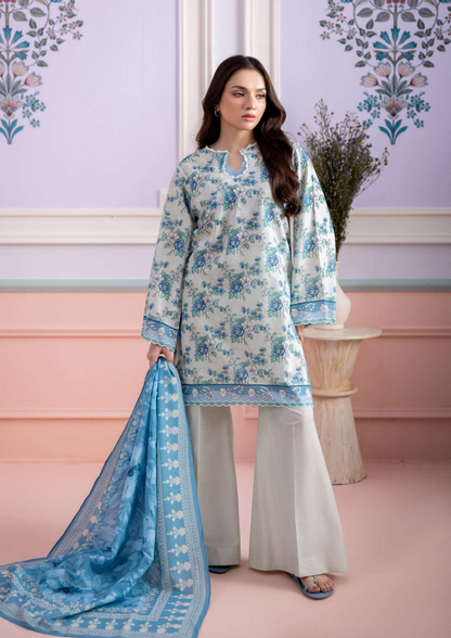 ZELLBURY Unstitched Lawn Collection 2026 Design # WUS26X30813