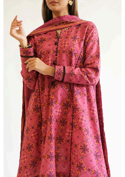Saya 100% Original Cotton Khaddar 3P