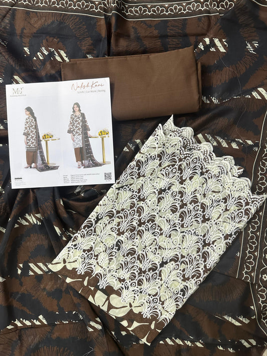 Luxury Summer Collection 
NAKSH KARI BY MOOSAJEE Design# D-0201-03