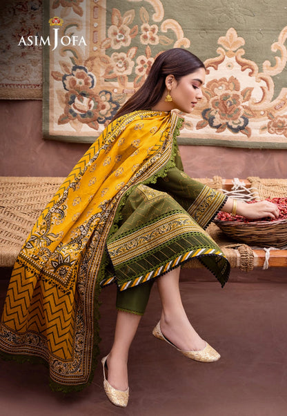 Asim Jofa Premium 3 Piece Unstitched Lawn Collection