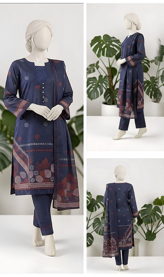 RANGE-E-RONAQ – Almeerah 3pcs Unstitched Collection