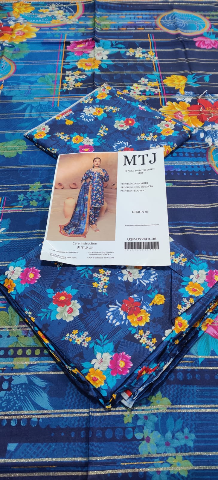 MTJ Floral Linen 3P