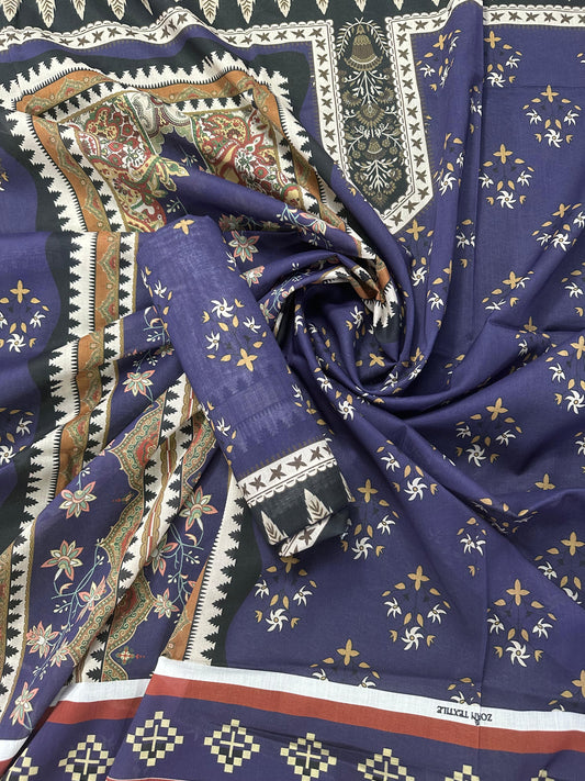 Zohan Textile Design No: 17 (S+T) Printed Collection