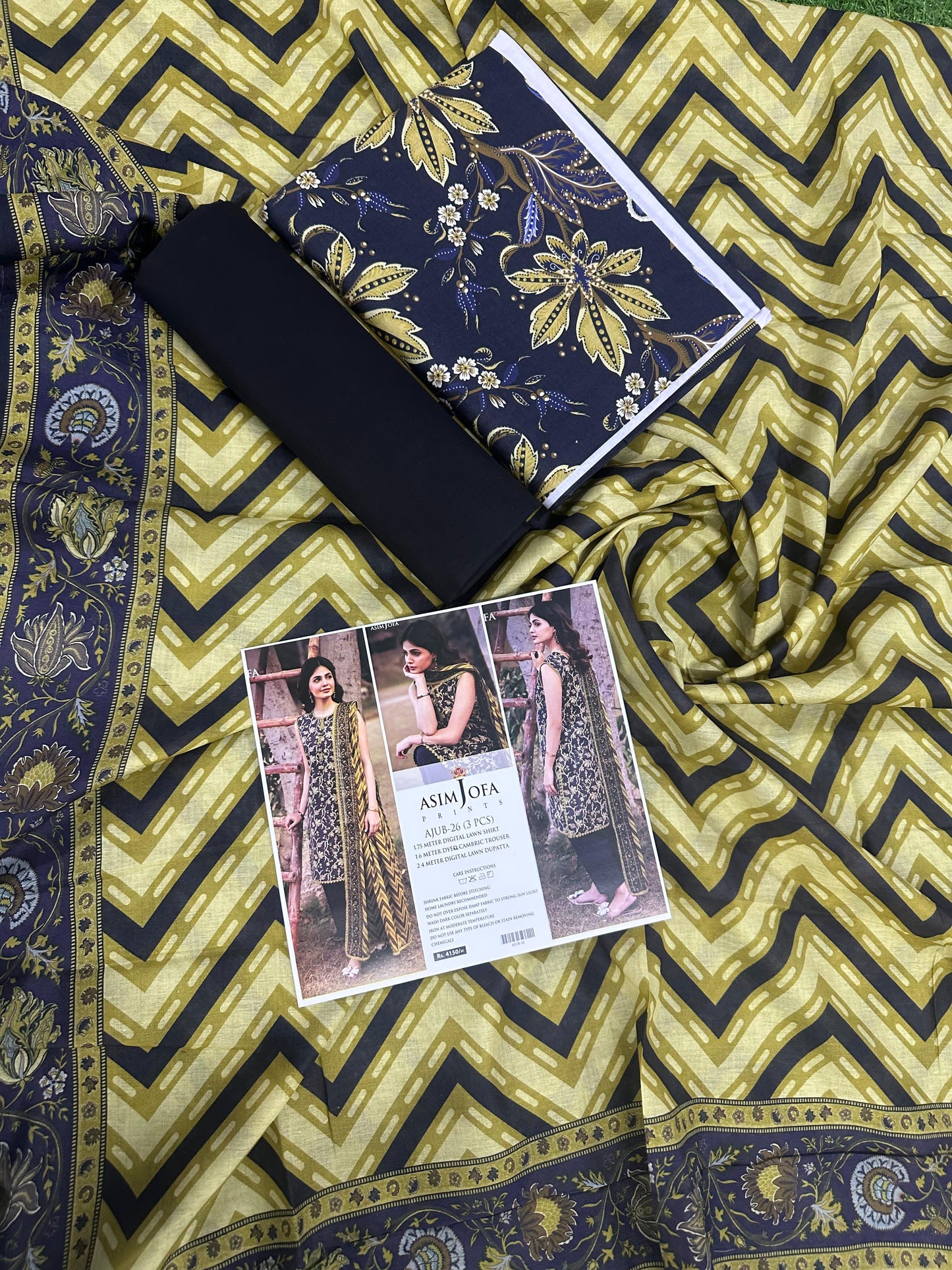 Asim Jofa Premium 3 Piece Unstitched Lawn Collection