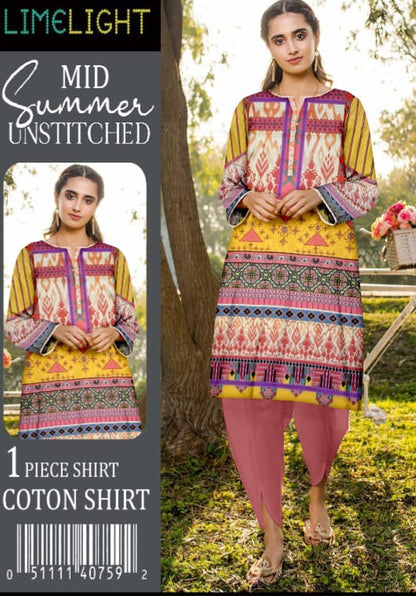SHIRT PIECE KURTI LAWN COTTON