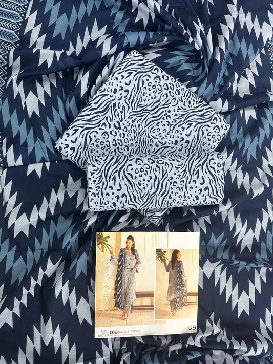 ✨🌿 SALINA SEPARATES – DIGITAL PRINTED LAWN COLLECTION 🌿✨ Design #09
Vol 2 – 2026 | By Regalia Textile