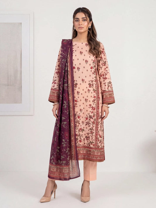 Eshaal Premium 3PC Lawn Collection Design No# SSW6U3P422UT