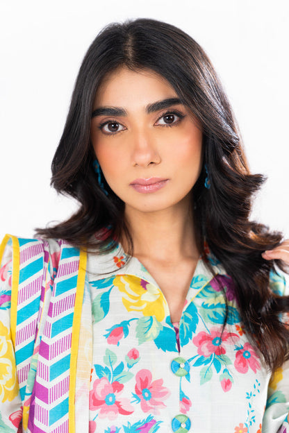 Alkaram Digital Printed Lawn 3 Piece 😉🧡
