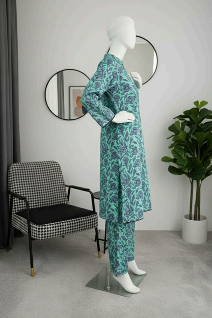 ALMEERAH  Stitched Lawn Cords Set 🔥 – Elegant, Comfortable & Ready to Wear.