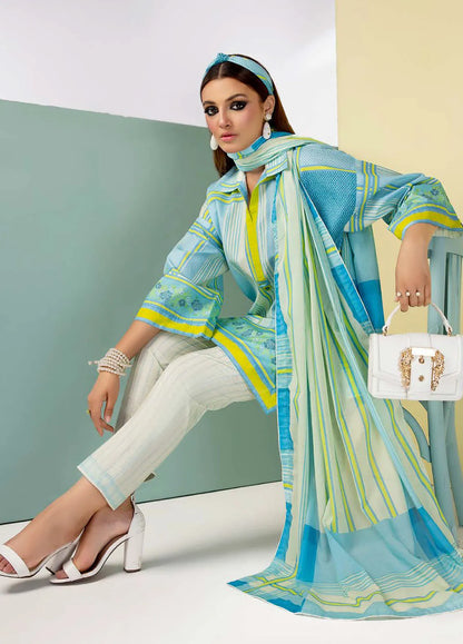 Gul Ahmed Printed Lawn Unstitched 3Pc Suit CL-42145 👌🔥✨