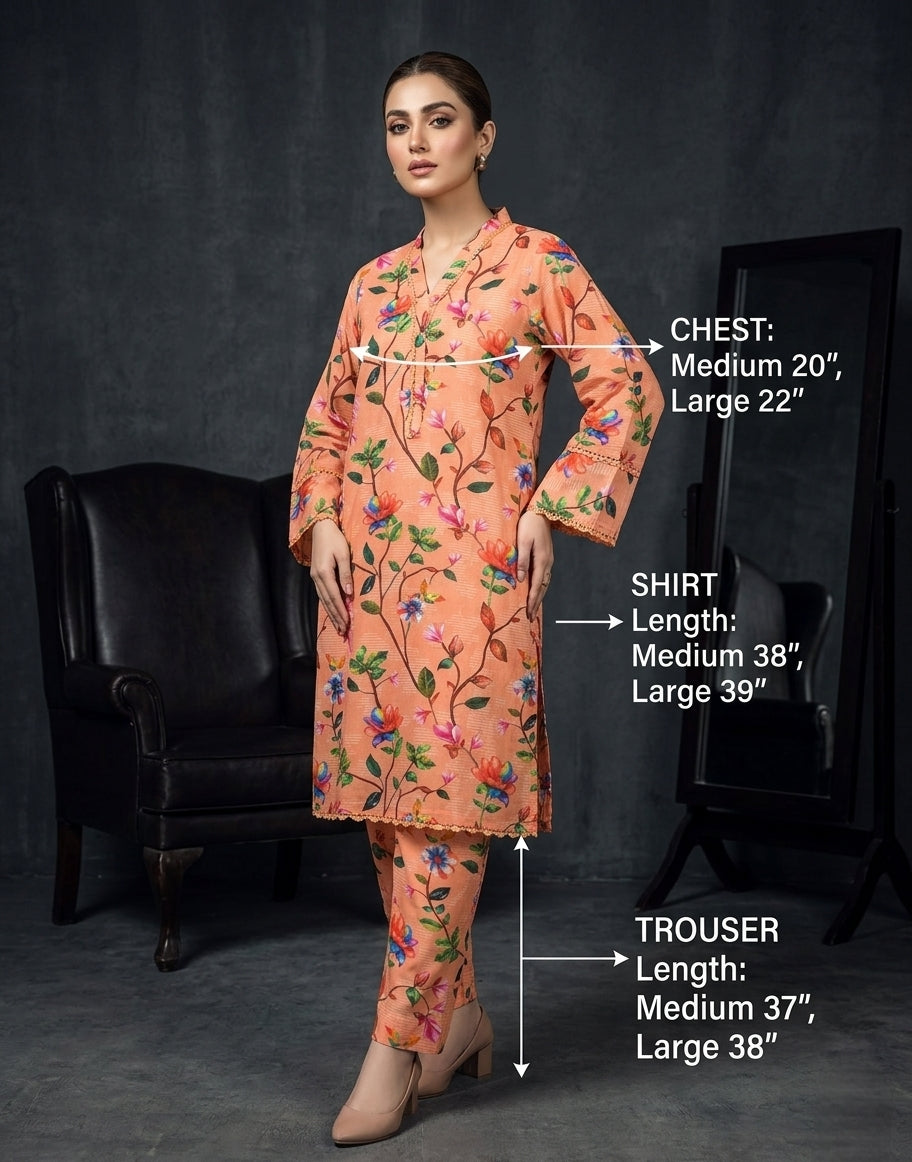 Sana Safinaz 2Pcs Printed Lawn Stitched Collection