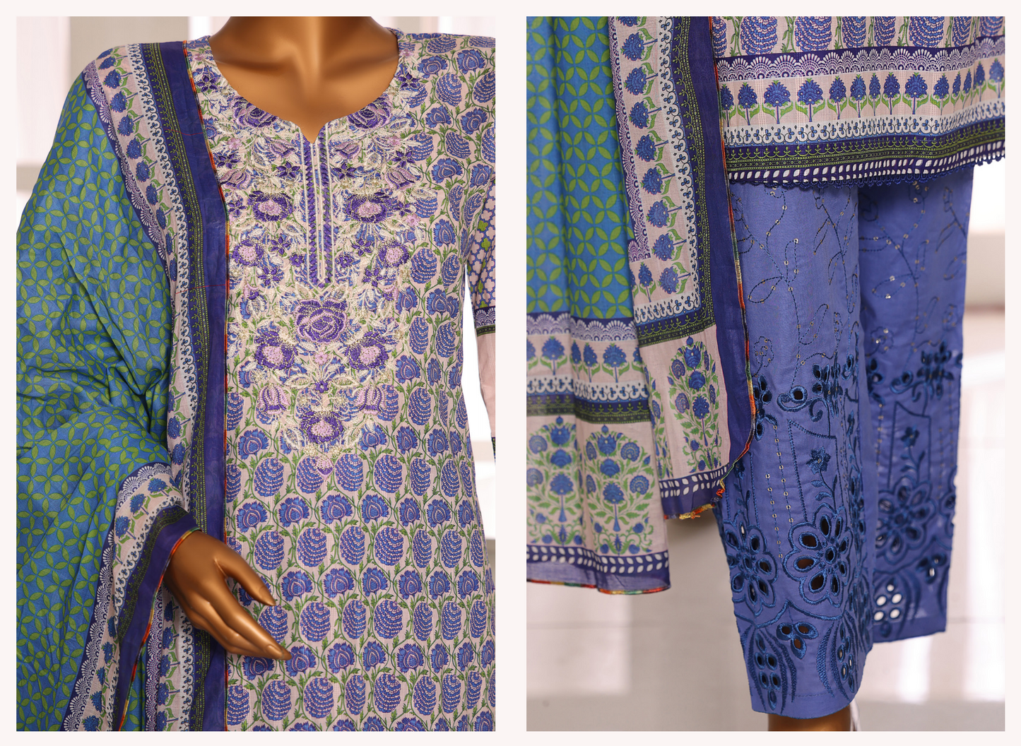 ✨ MTF Presents ✨ FEEHA ✨
🌸 Digital Printed Doria Embroidered Lawn Collection 2025 🌸💎